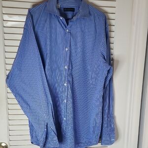 Polo Ralph Lauren Striped Blue Dress Shirt